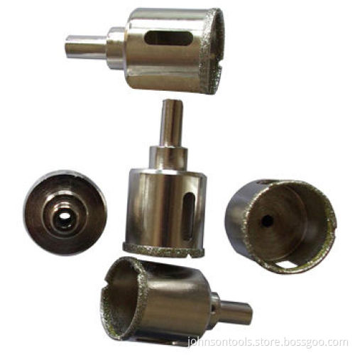 Electroplated diamond drill bit